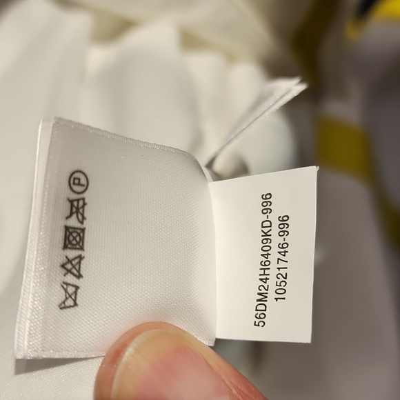 Anne Klein dress 98% cotton Sz 6 - Picture 9 of 15